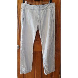 NUMBER:LAB Mens Gray Chino Pants Engineered Essentials Size 34x33"